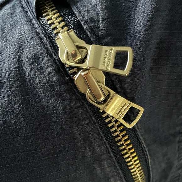 CRAZY DOUBLE ZIPPER ARMANI EXCHANGE A/X RIPSTOP SURF STYLE CARGO SHORTS SIZE 34W - Picture 7 of 13